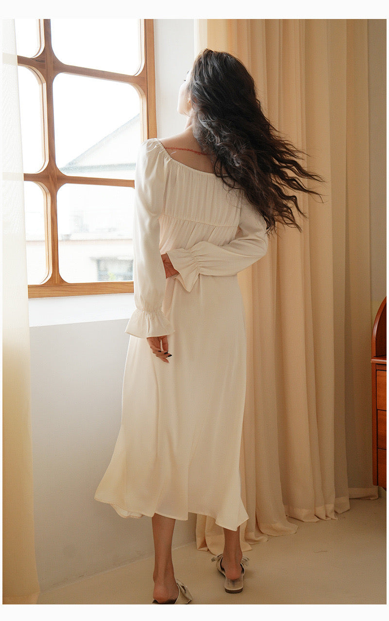 French silk court style nightgown