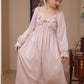 French silk court style nightgown